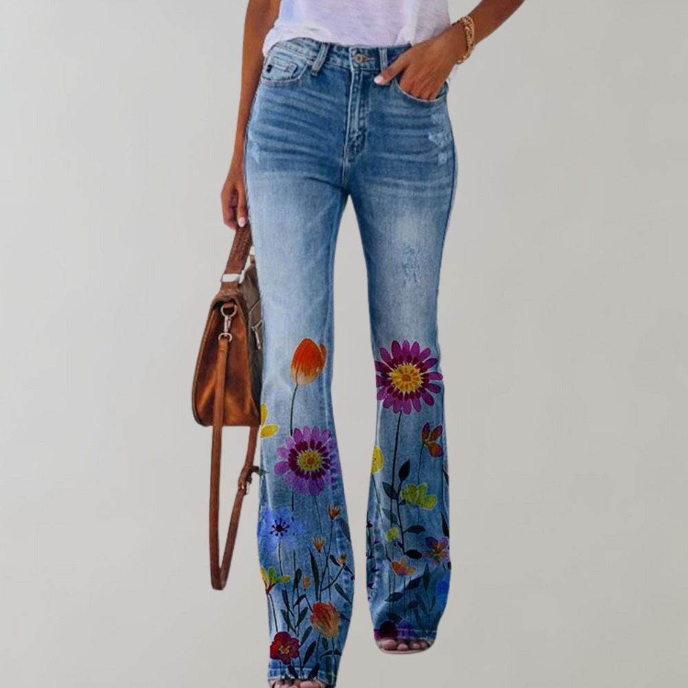 2XL / Lila Flowers